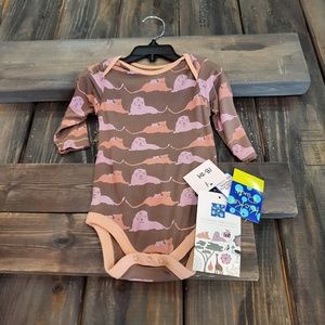 Kickee Pants Long Sleeve Bodysuit - Lions